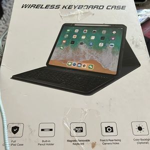 Wireless Keyboard Case iPad Keyboard Case With Pencil Holder